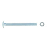 FAST PAK VALUE 0584 M8 X 100 CUP SQUARE BOLTS & NUTS ZINC 3 PER PACK. FP0584 \\\KD02000