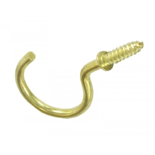 FAST PAK VALUE 0713 1 1/4' ( 30MM ) CUP HOOKS BRASSED 10 PER PACK. FP0713 \\\KD02013