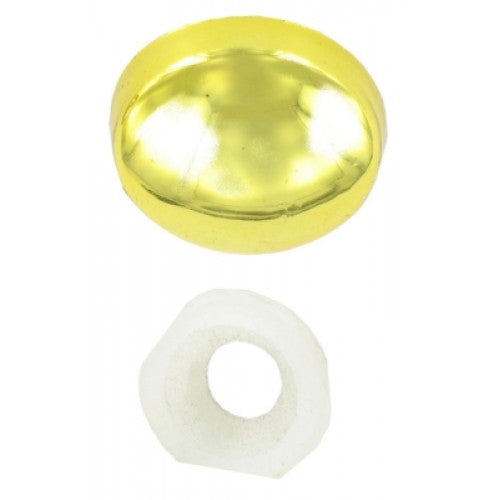 FAST PAK VALUE 2465 GOLD PLASTIC DOME SCREW COVER CAPS 4 PER PACK. FP2465 \\\KD02164
