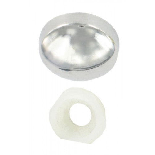 FAST PAK VALUE 2472 CHROME PLASTIC DOME SCREW COVER CAPS 4 PER PACK. FP2472 \\\KD02165