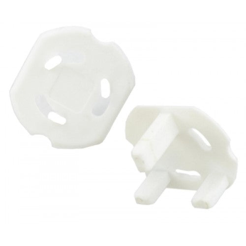 FAST PAK VALUE 3097 WHITE WALL SOCKET SAFETY BLANKING PLUG COVERS 2 PER PACK. FP3097 \\\KD02230