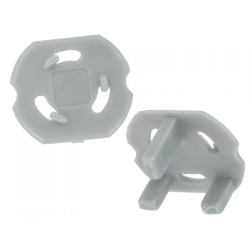 FAST PAK VALUE 5299 GREY WALL SOCKET SAFETY BLANKING PLUG COVERS 2 PER PACK. FP5299 \\\KD02356