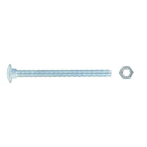 FAST PAK VALUE 5335 M6 X 100 CUP SQUARE BOLTS & NUTS ZINC 3 PER PACK. FP5335 \\\KD02357