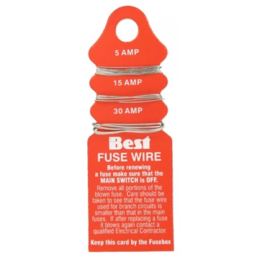 FAST PAK VALUE 5909 FUSE WIRE CARDED (5AMP 15AMP 30AMP) 1 CARD PER PACK. FP5909 \\\KD02365