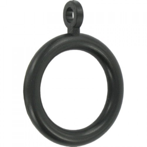 FAST PAK VALUE 6906 CURTAIN POLE RINGS 45MM BLACK 8 PER PACK. FP6906 \\\KD02405
