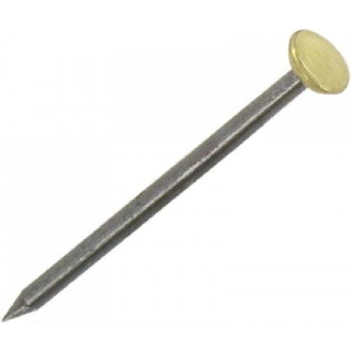 FAST PAK VALUE 9860 BRASS HEAD PICTURE PINS 10 PER PACK. FP9860 \\\KD02458
