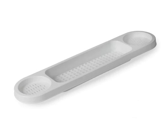 BLUE CANYON PLASTIC OVER BATH RACK - WHITE. BA0221WH \\\KD02469