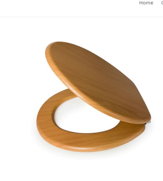 BLUE CANYON BEECH MDF TOILET SEAT SS HINGE. TS212 \\\KD02523