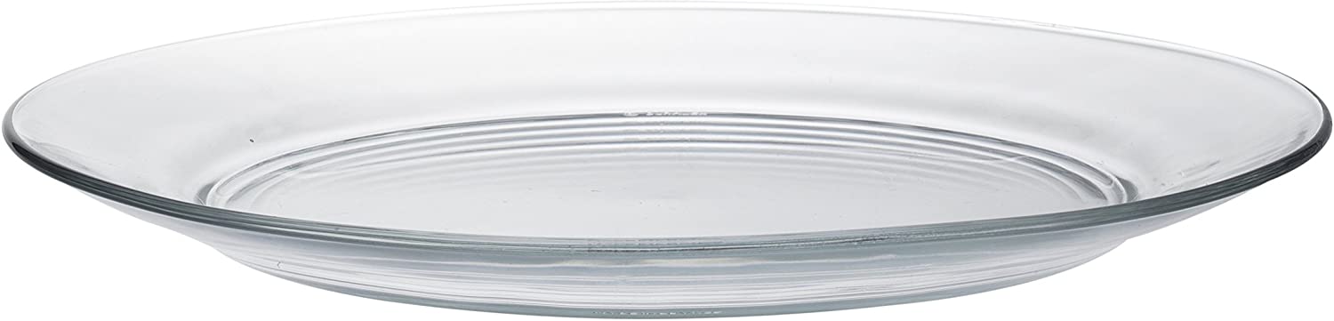 PACK OF 6 DURALEX LYS CLEAR DINNER PLATE 28 CM / 11". 3009AF06C111 \\\KD02525