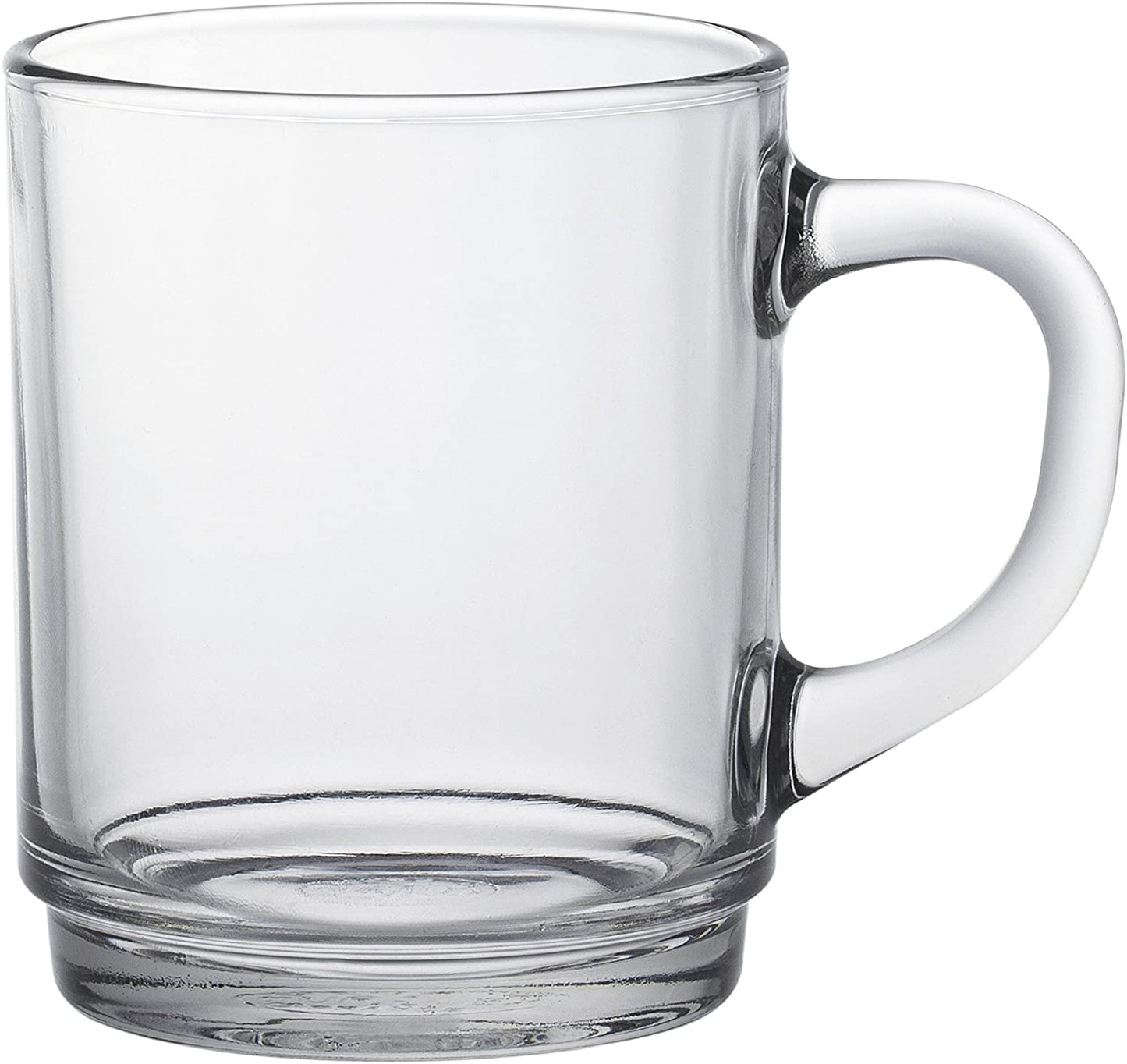 6 X DURALEX VERSAILLES CLEAR MUG 26 CL / 8 OZ. 4020AR06C111 \\\KD02532