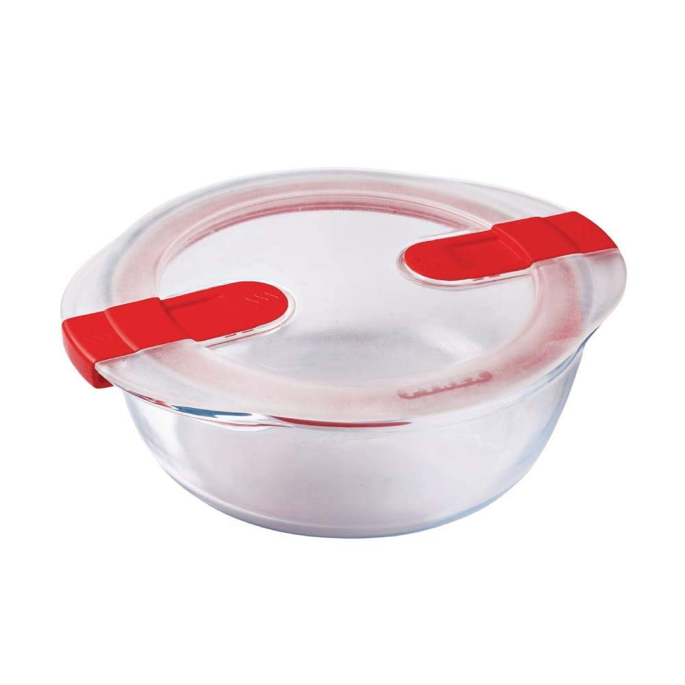 PYREX COOK & HEAT ROUND DISH WITH LID 26 2300ML. 208PH00 \\\KD02545