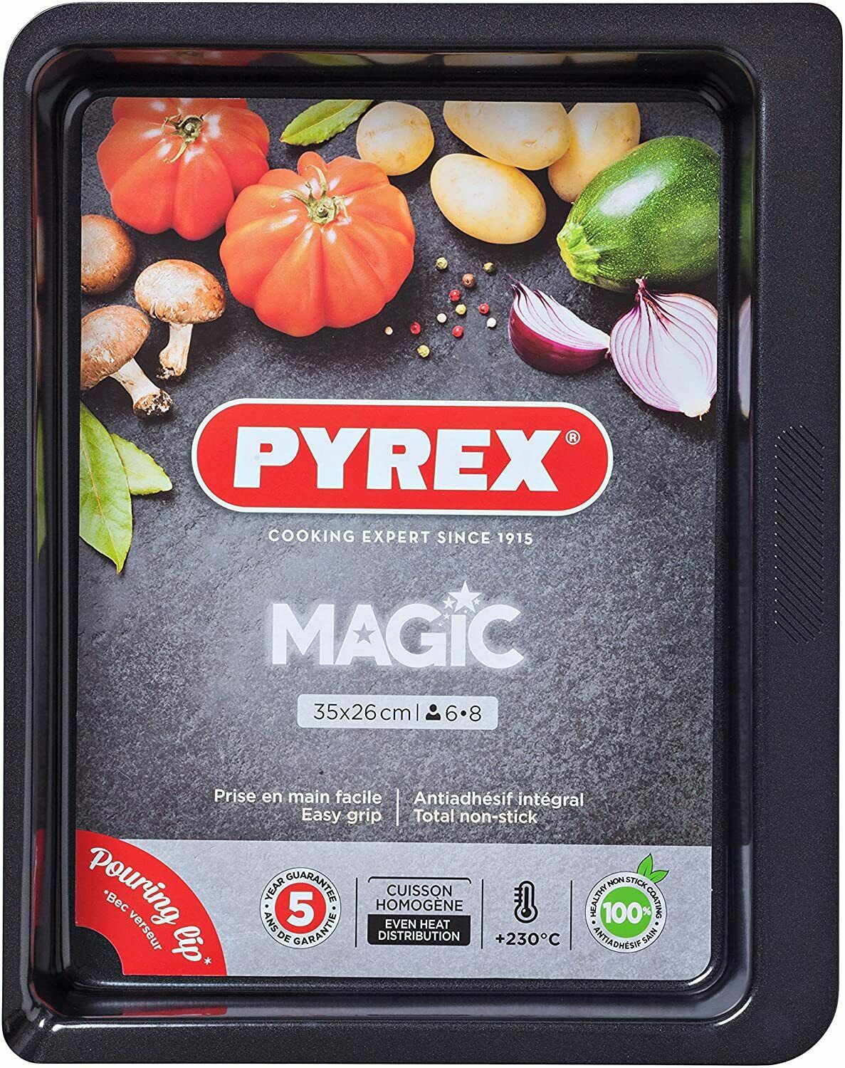PYREX MAGIC RECTANGULAR ROASTER 35 X 26. MG35RR6 \\\KD02551