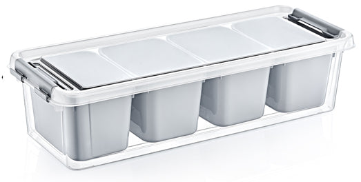 HOBBY LIFE 4 COMPARTMENT DEEP GRAND ORGANISER STROAGE BOX. 021066 \\\KD02598