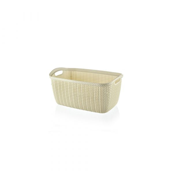 HOBBY LIFE KNIT RECT BASKET 3 LITRE. 081060 \\\KD02627