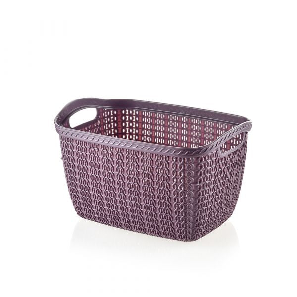 HOBBY LIFE KNIT RECT BASKET 10 LITRE. 081061 \\\KD02628