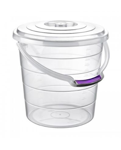 HOBBY LIFE CLEAR BUCKET WITH LID 20 LITRE. 081187 \\\KD02631