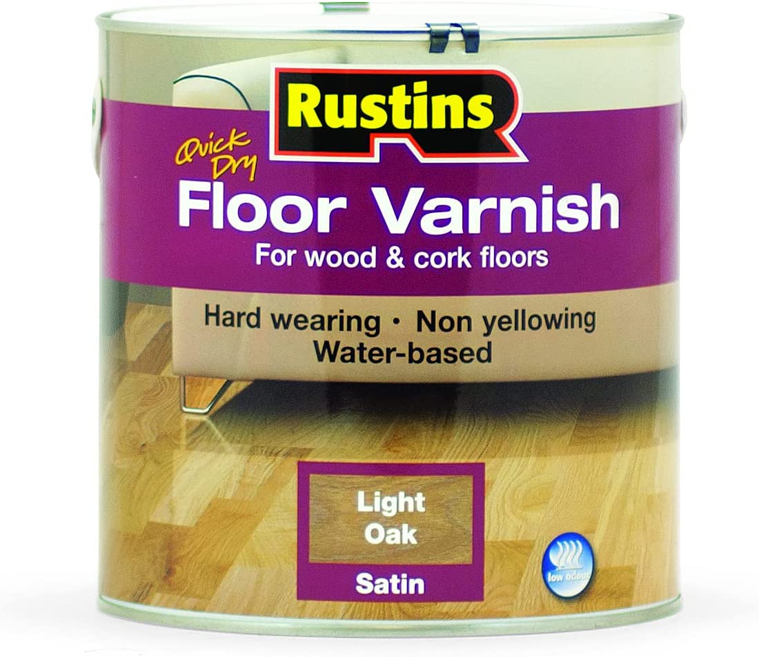 RUSTINS FLOOR VARNISH LIGHT OAK 2.5 LITRE. AFLO2500 \\\KD02707