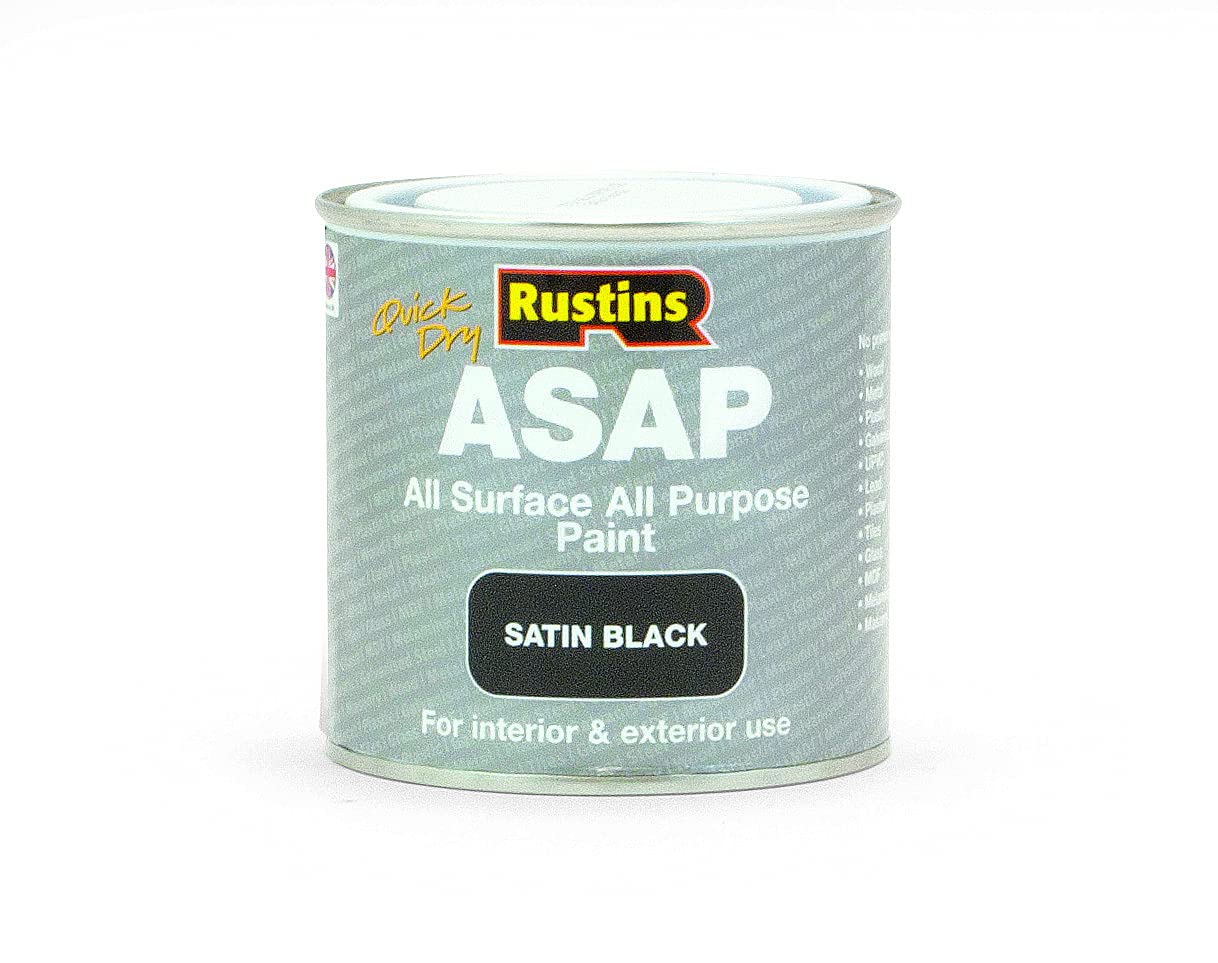 RUSTINS ASAP PAINT BLACK 250ML. ASAPBL250 \\\KD02710