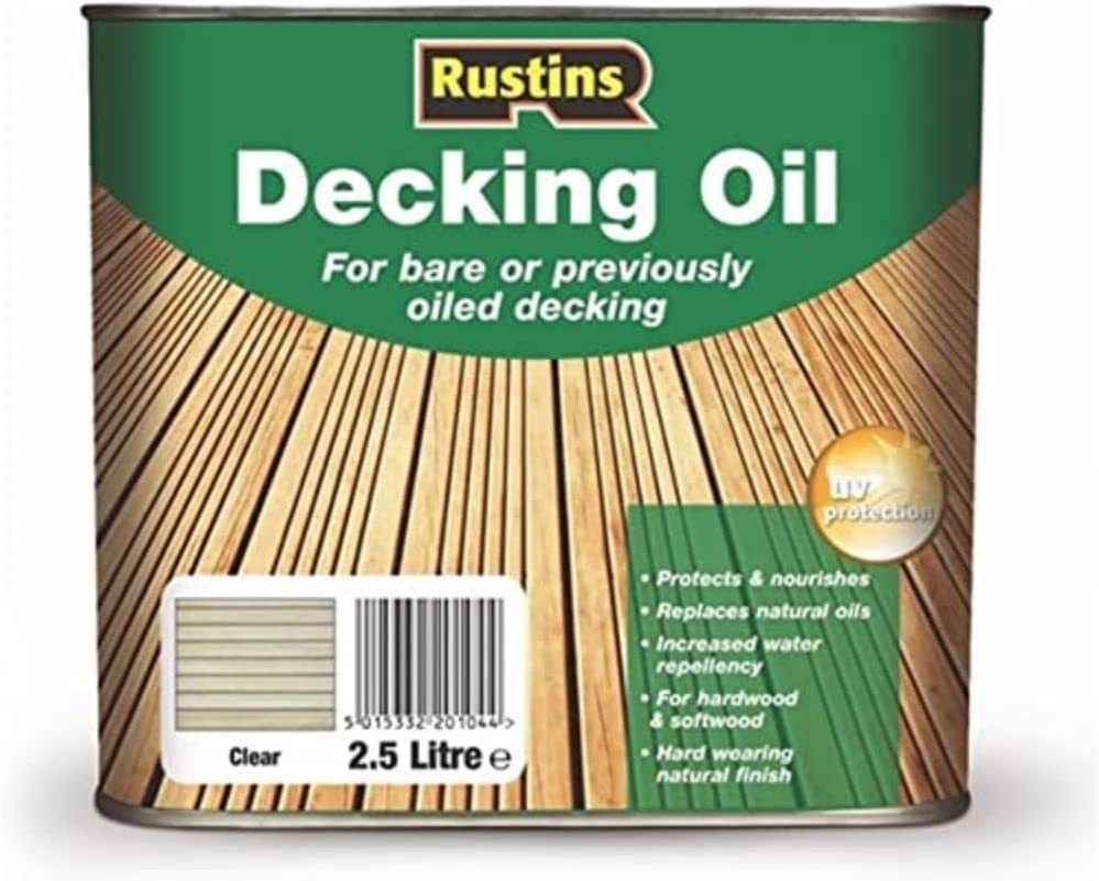 RUSTINS DECKING OIL NATURAL CEDAR 2.5 LITRE. DOCDW2500 \\\KD02745