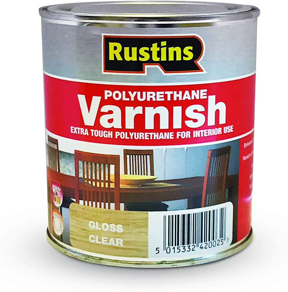RUSTINS POLY VARNISH GLOSS CLEAR 250ML. POGC250 \\\KD02783