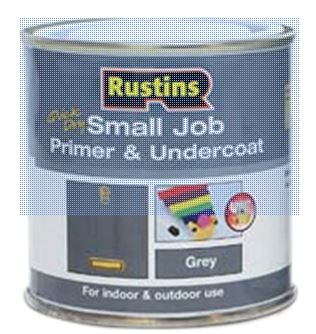 RUSTINS SMALL JOB PRIMER/UNDERCOAT GREY 250ML. SGPU250 \\\KD02797