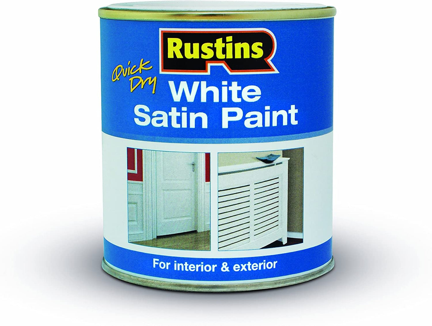 RUSTINS SATIN WHITE 500ML. WHISW500 \\\KD02842