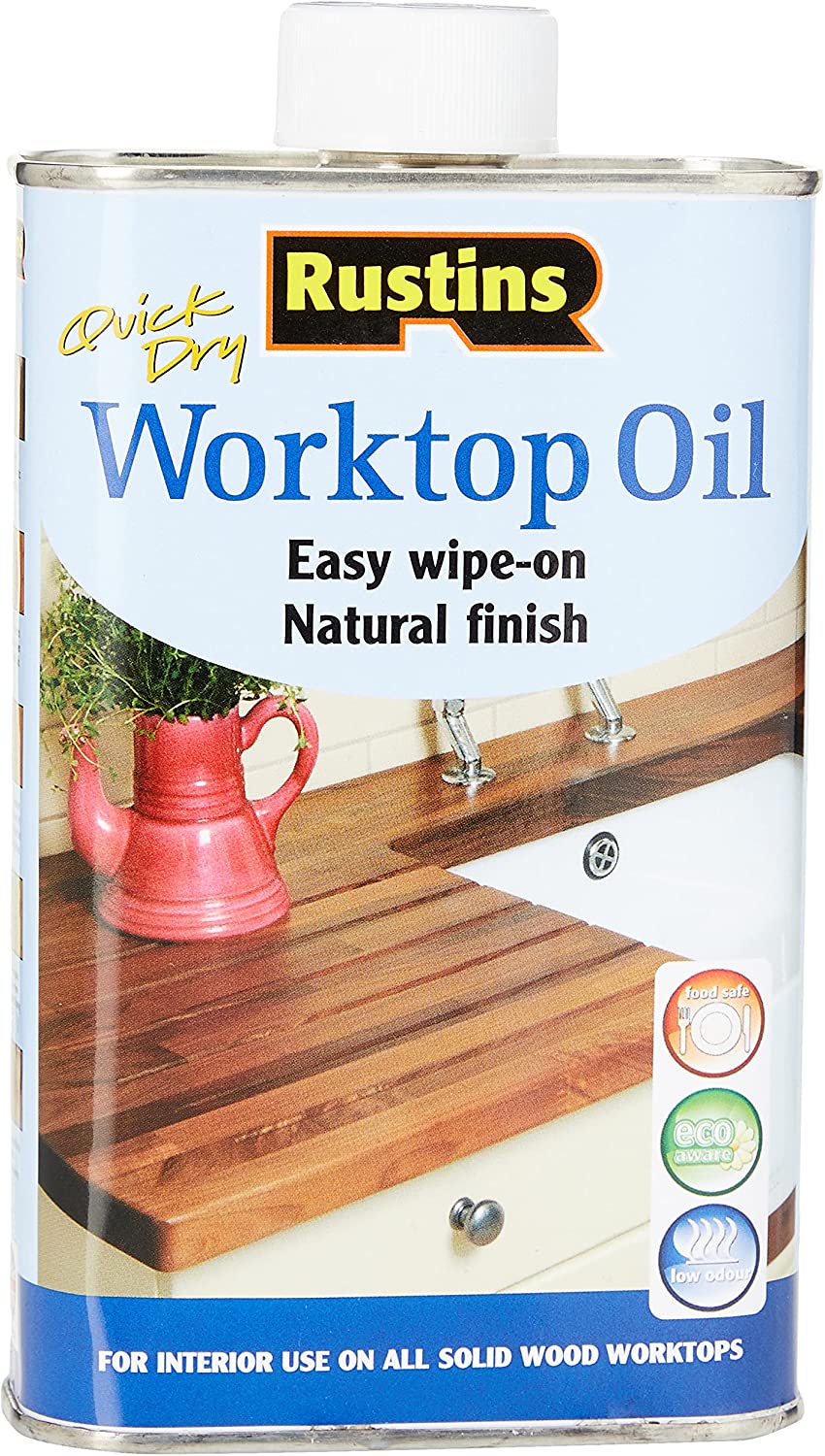 RUSTINS WORKTOP OIL 500ML. WOIL500 \\\KD02844