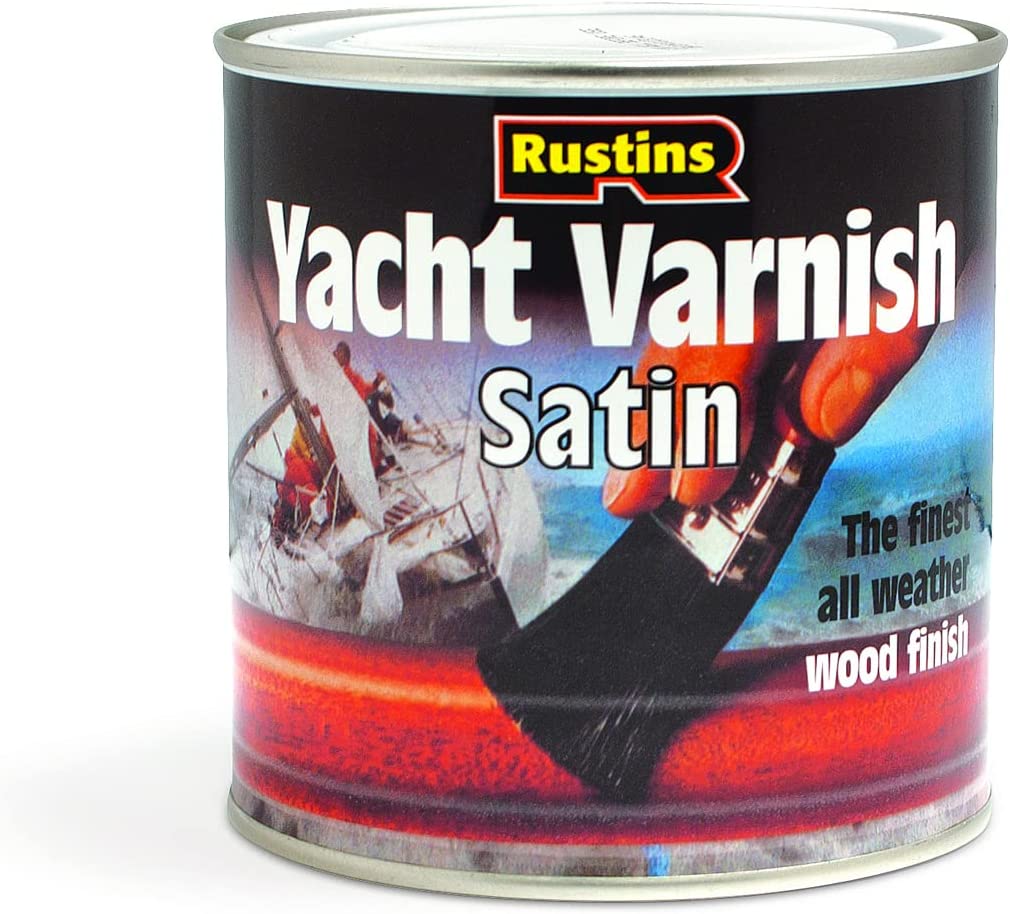 RUSTINS YACHT VARNISH SATIN 250ML. YASV250 \\\KD02850