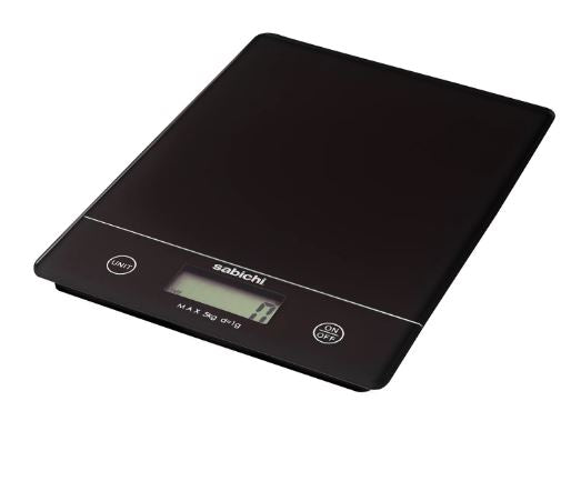 SABICHI KITCHEN DIGITAL SCALE BLACK 5KG. 195289 \\\KD02862
