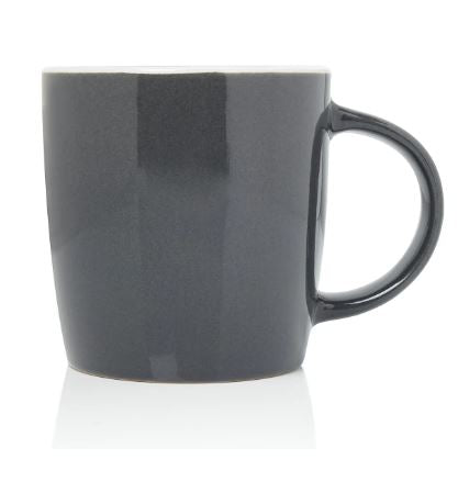 SABICHI ESSENTIAL GLOSS STONEWARE MUG 400ML - SLATE GREY. 197849 \\\KD02866