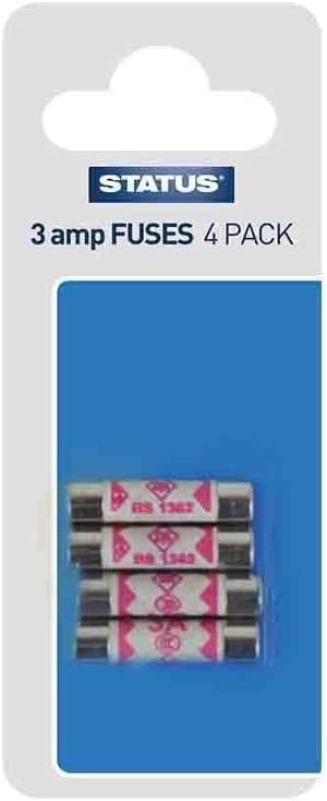 STATUS 3A FUSES 4/PK. 3ASFB10 \\\KD02896
