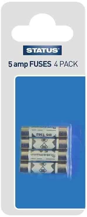 STATUS 5A FUSES 4/PK. 5ASFB10 \\\KD02906