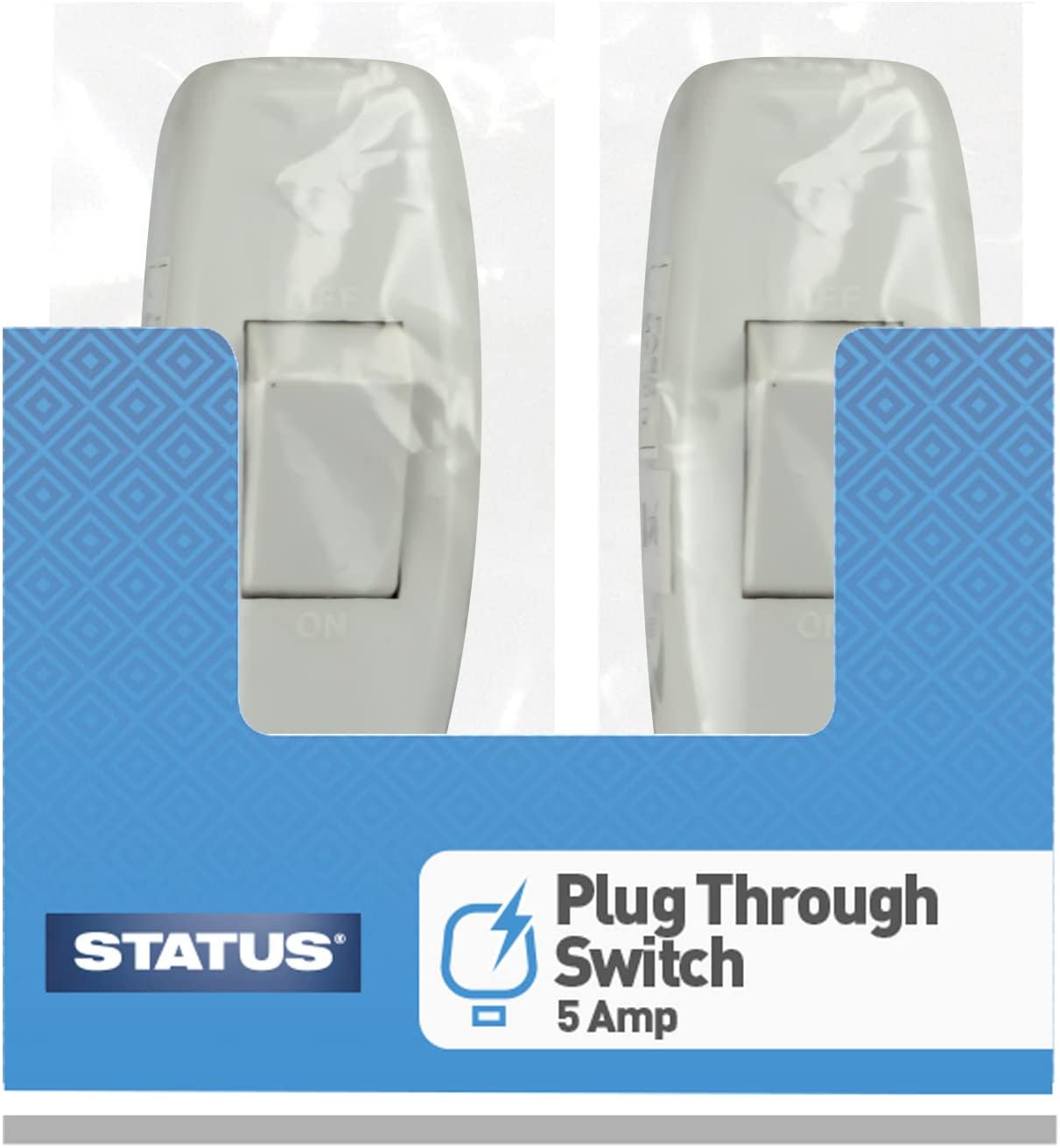 STATUS 5A IN-LINE / PLUG THROUGH LAMP SWITCH. STSB16 \\\KD02907