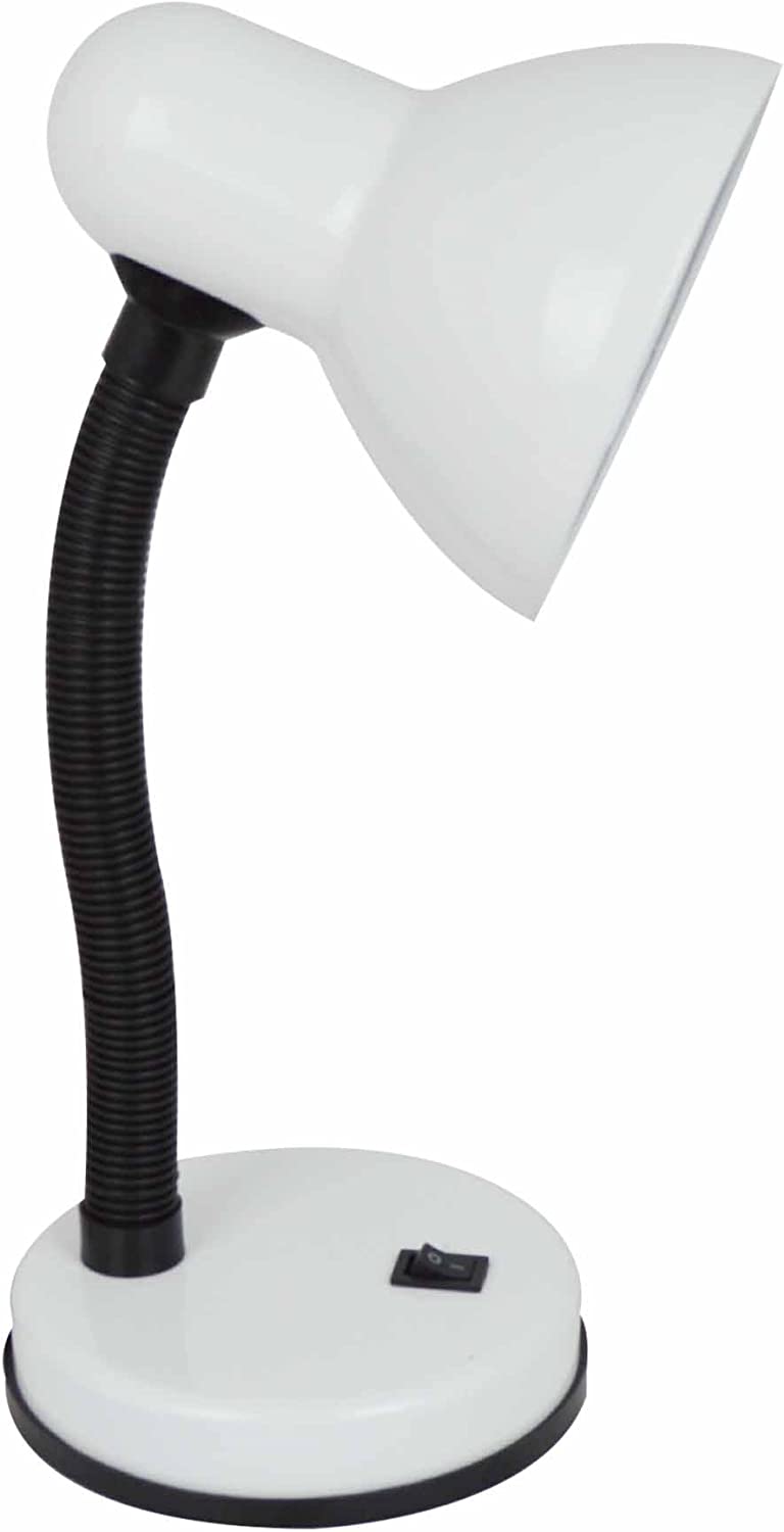 STATUS PALMA FLEXIBLE DESK LAMP - WHITE. SBDL2028ESW16 \\\KD02927