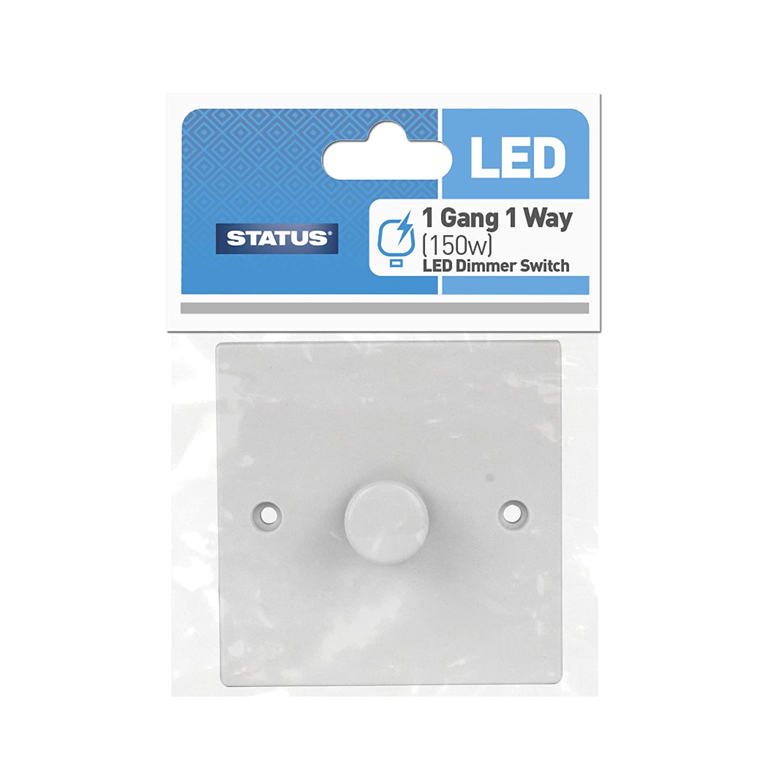 STATUS 1 GANG 1 WAY LED DIMMER SWITCH 150W. S150WDS3 \\\KD02929