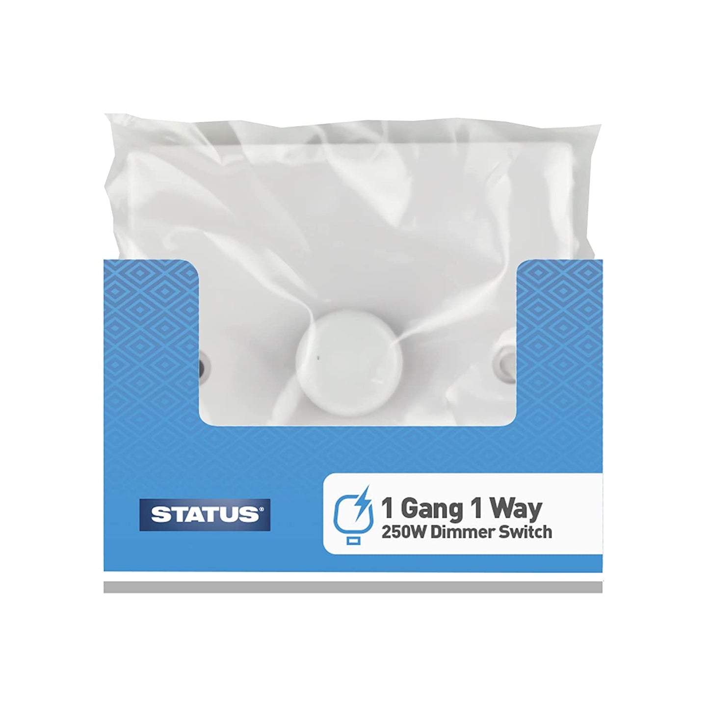 STATUS 1 GANG 1 WAY DIMMER SWITCH  250W. S250WDS5 \\\KD02930