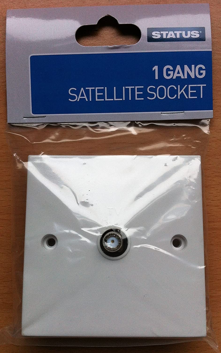 STATUS 1 GANG SATELLITE SOCKET IN. S1GSATSB4 \\\KD02931
