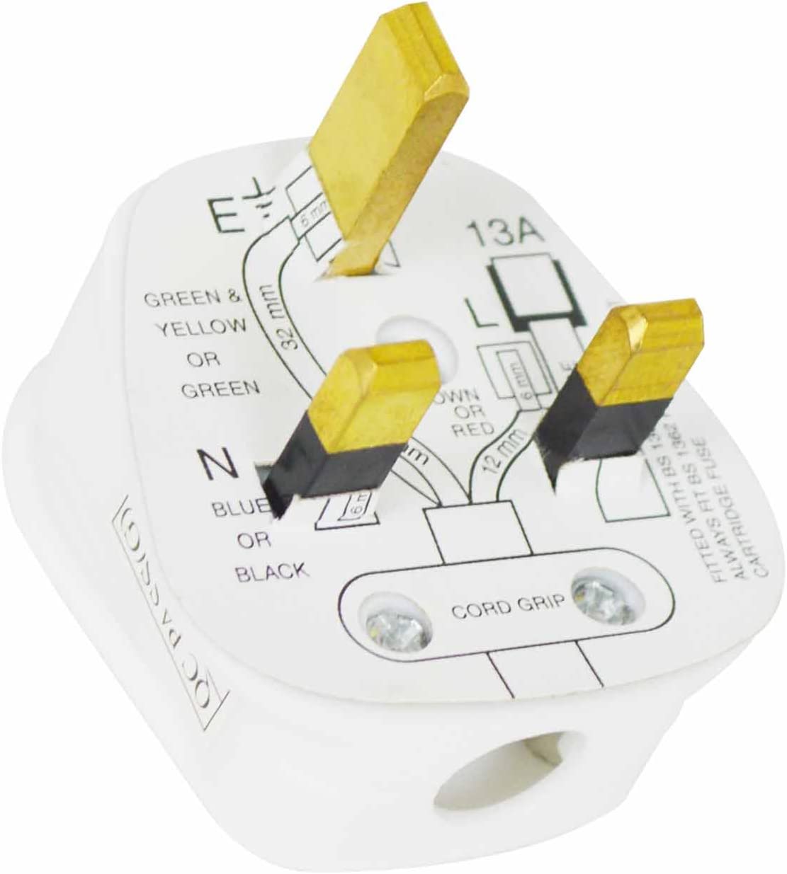 STATUS FUSED 3 PIN PLUG TOP 13A. 13AWPB112 \\\KD02937