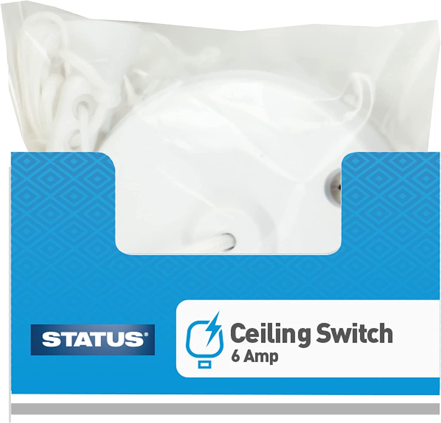 STATUS 6A 2 WAY CEILING SWITCH. SCS6A2WPB5 \\\KD02970