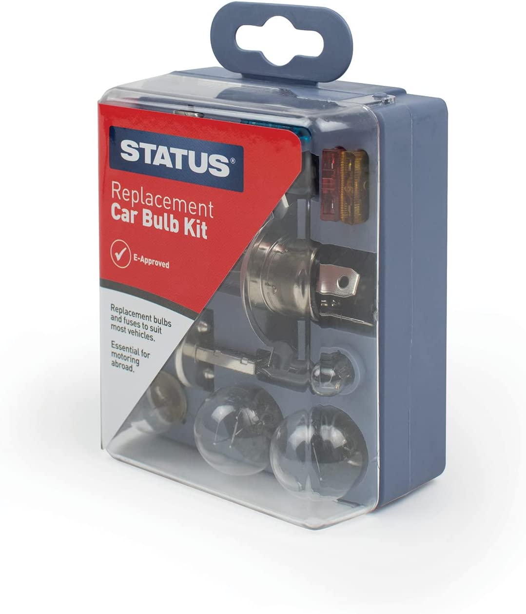 STATUS UNIVERSAL 10 PCS EMERGENCY CAR SPARE BULB H1 H4 H7 & FUSE KIT SET. CSBK1PKB6 \\\KD02976