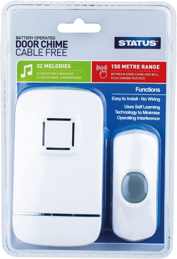 STATUS WIRELESS DOOR CHIME 150M RANGE. SDC5 \\\KD02983