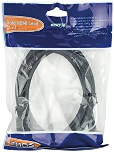 STATUS GOLD PATED HDMI LEAD CABLE 2M. S2MGPHDMI1PK8 \\\KD02989