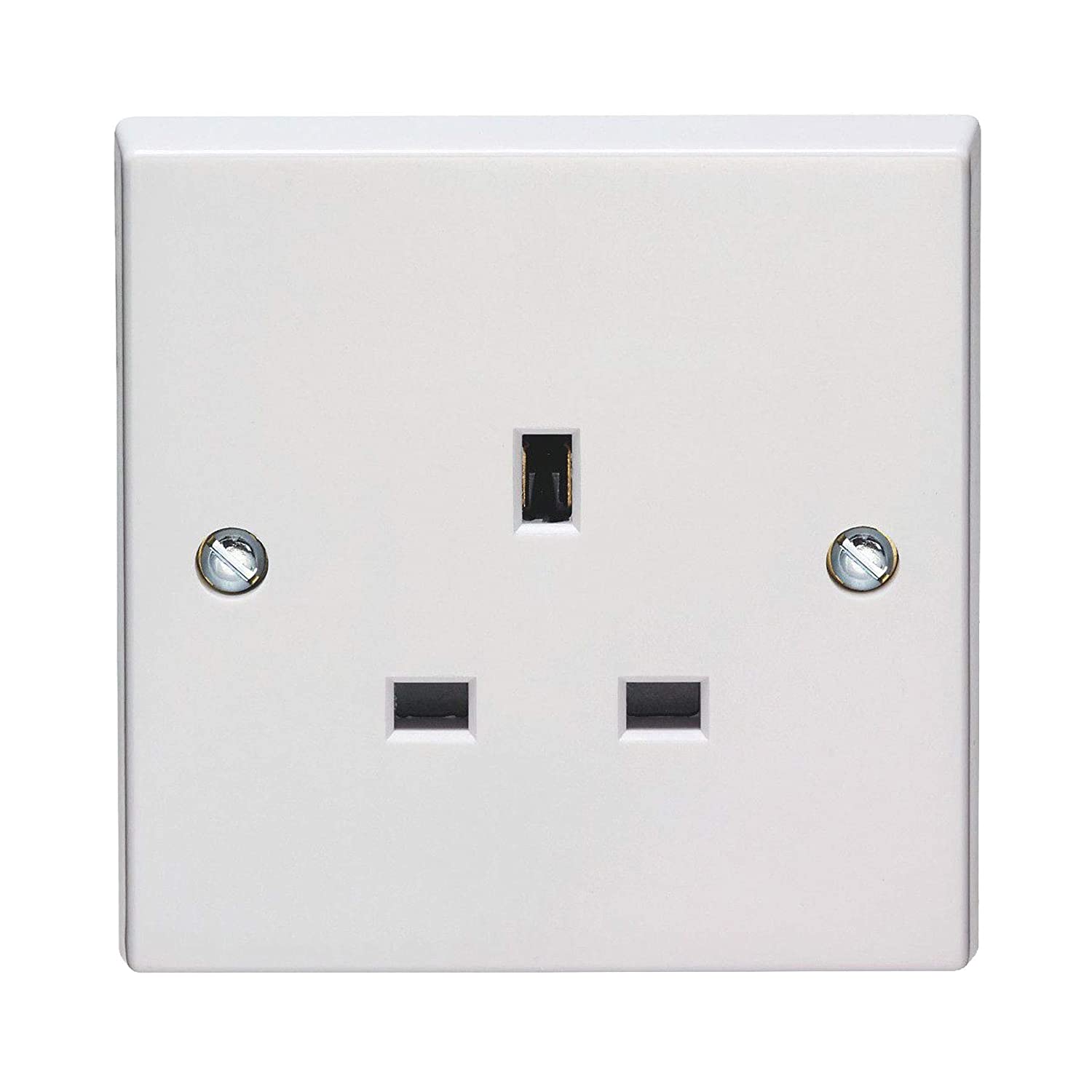 STATUS 13A SINGLE / 1 GANG UNSWITCHED WALL SOCKET. S1G13AUSWSB3 \\\KD03002