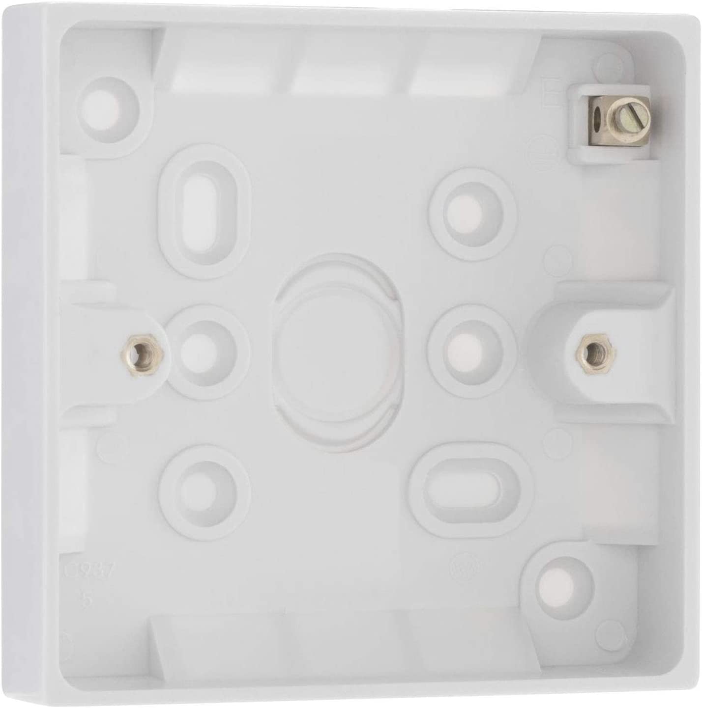STATUS SINGLE / 1 GANG SURFACE MOUNTED BACK / PATTRESS BOX 16MM. S1GPAT16MMX4 \\\KD03004