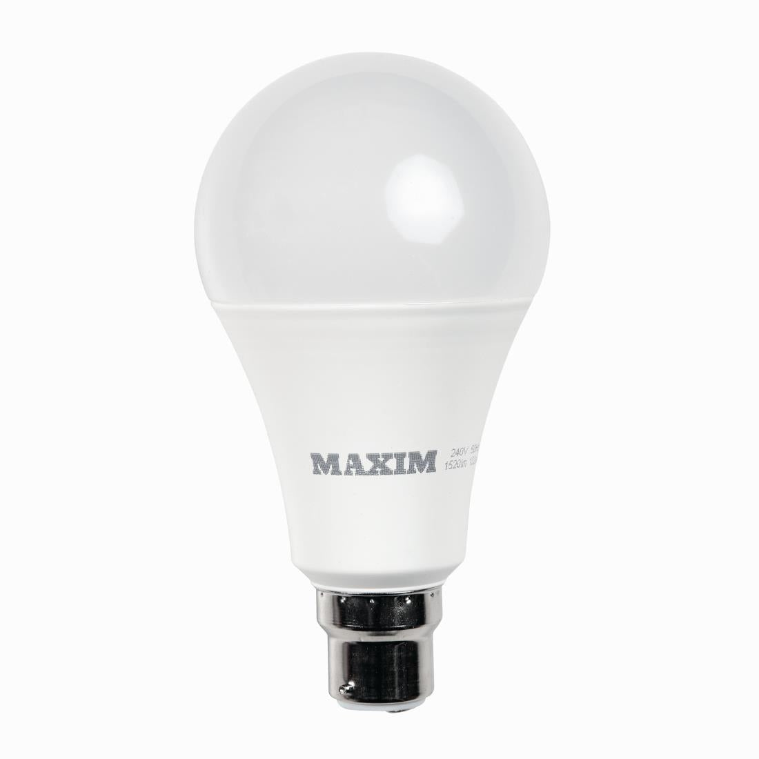 10 X MAXIM 13W=100W GLS LED LIGHT BULB BAYONET / BC DAY LIGHT PEARL. 100MLGB22D5X10 \\\KD03018