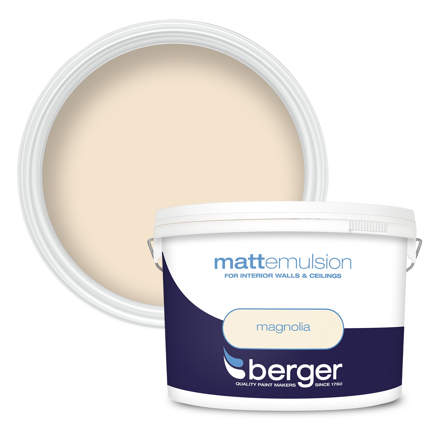 BERGER MATT EMULSION MAGNOLIA 10L. 5020245 \\\KD03065