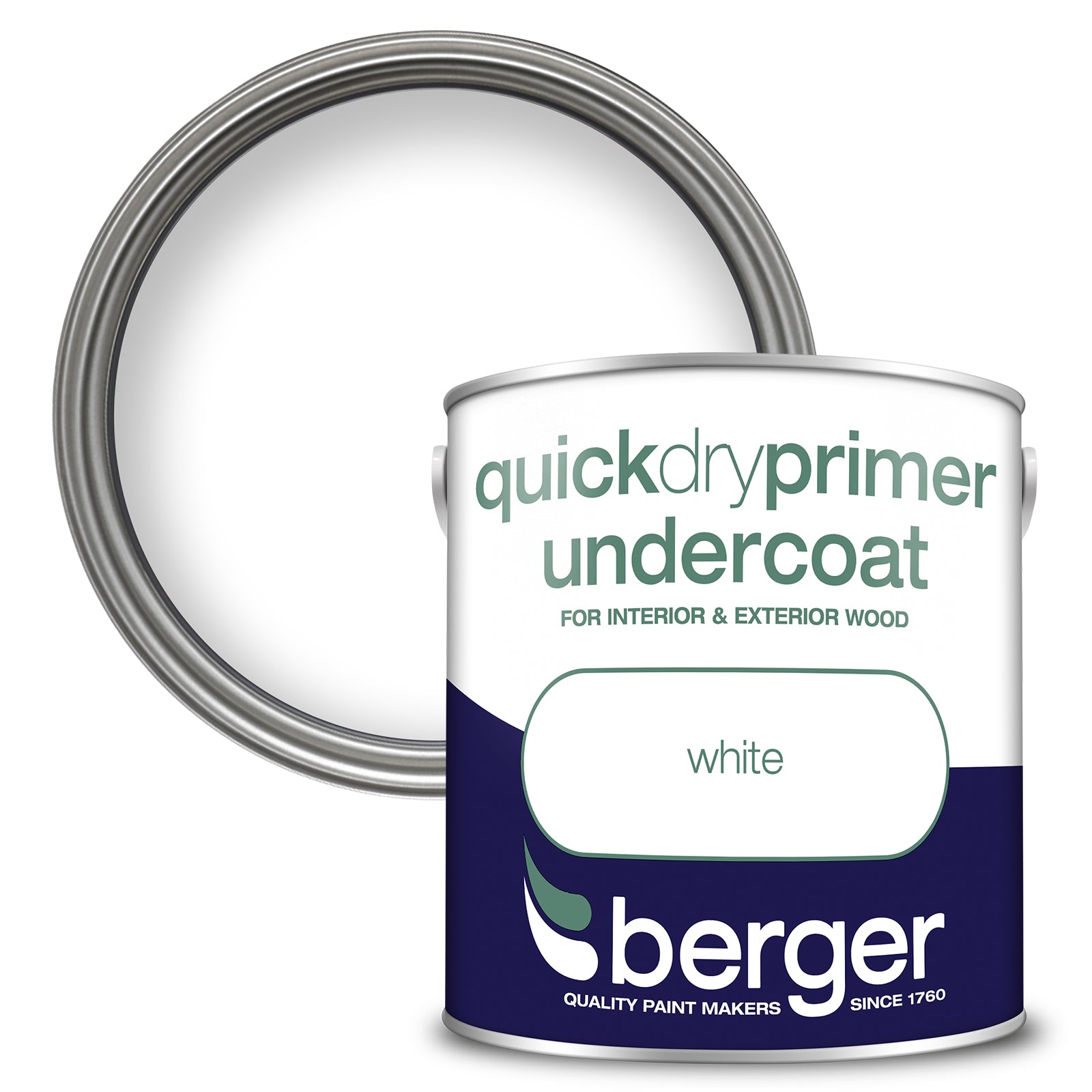 BERGER QUICK DRY PRIMER WHITE 2.5L. 5020416 \\\KD03071
