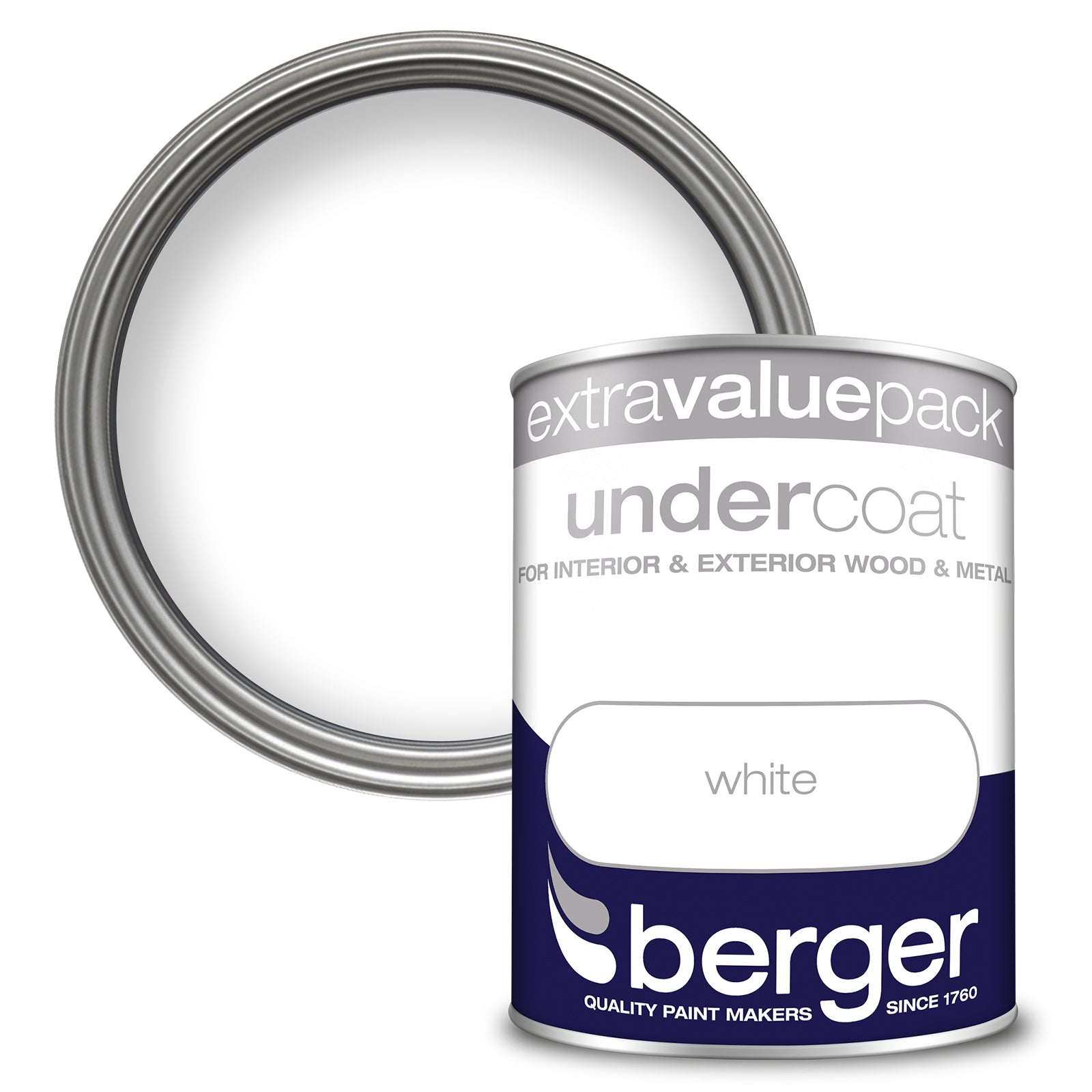BERGER UNDERCOAT WHITE 1.25L. 5026296 \\\KD03084