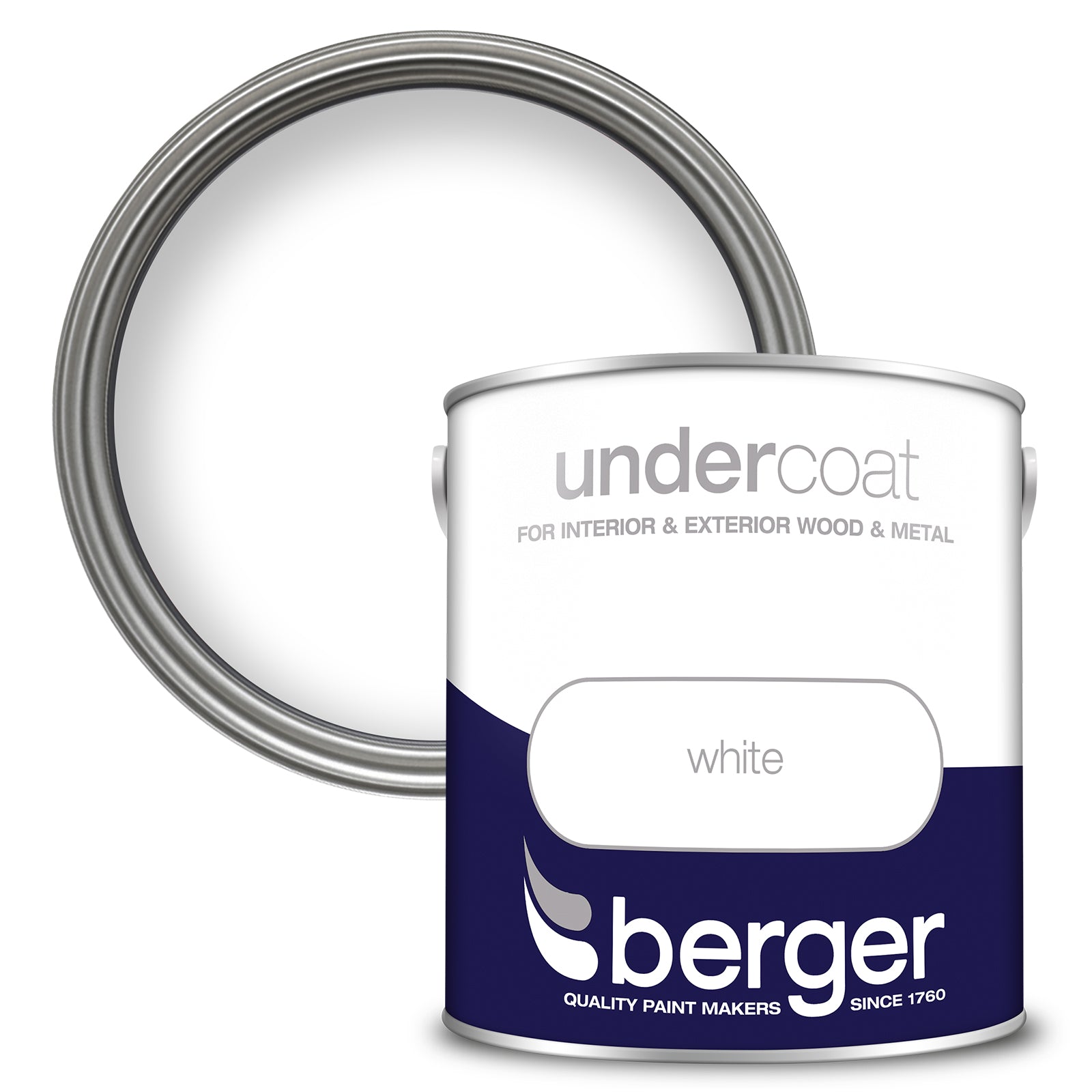 BERGER UNDERCOAT WHITE 2.5L. 5026299 \\\KD03085