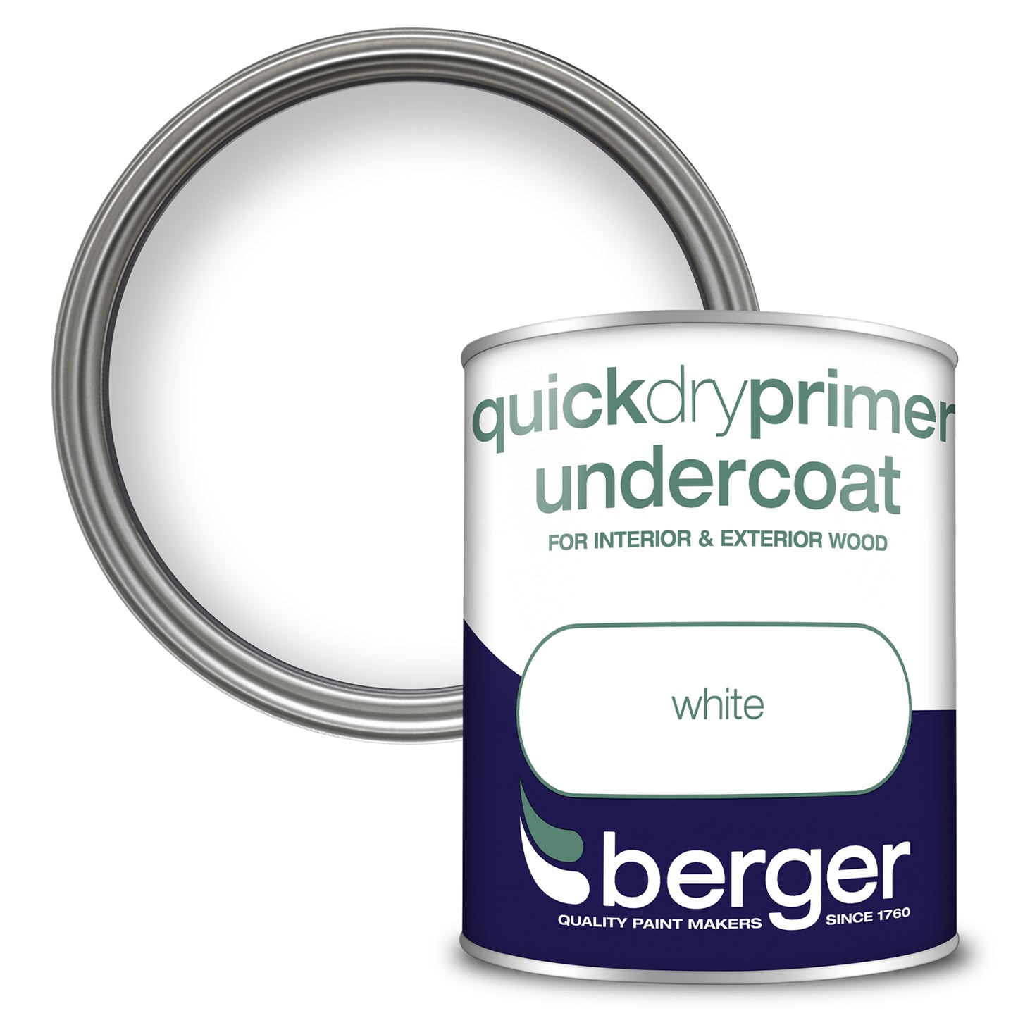 BERGER QUICK DRY PRIMER WHITE 750ML. 5089613 \\\KD03096